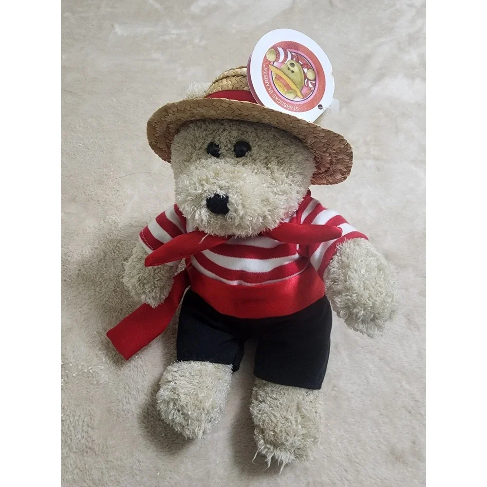 Starbucks Bearista Bear 2003 Gondola Gondolier Plush With Tags 10